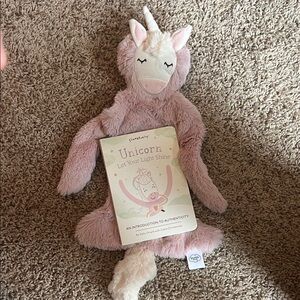 Slumberkins Pink Unicorn Plush Toy and book